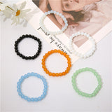 Solid Color Transparent Glass Bracelet – Jewelry Gift Ideas — 7