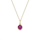 Women's Red Corundum Zircon Necklace – Jewelry Gift Ideas — 4