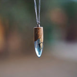 Creative Gift Log Resin Jewelry Pendant Necklace – Jewelry Gift Ideas — 5