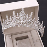 Wedding Crown Tiara Necklace Set Chain – Jewelry Gift Ideas — 2