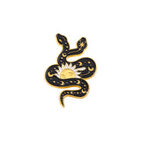Black Snake Brooch Moon Skull Snake Metal – Jewelry Gift Ideas — 10