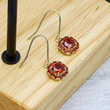 Natural Red Pomegranate Earrings – Unique Gift Ideas — 1