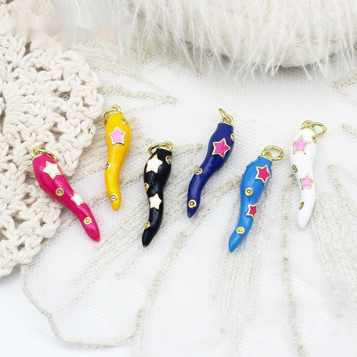 Colorful Three-dimensional Pepper Pendant Diy – Jewelry Gift Ideas — 1