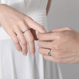 Love Begins With Sterling Silver 925 Couple Ring – Gifts for Couples — 2