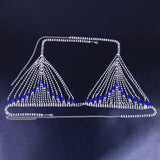Sapphire Rhinestone Chest Chain Body Chain – Jewelry Gift Ideas — 2