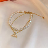 Freshwater Pearl Braided Bracelet Fashion Design Sense – Stylish Gifts — 5