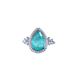 Full Diamond Ring Colorful Treasure Ear Studs – Jewelry Gift Ideas — 4