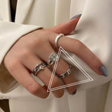 Frigid Wind Star Moon Retro Old Ring Women – Gifts for Her — 5