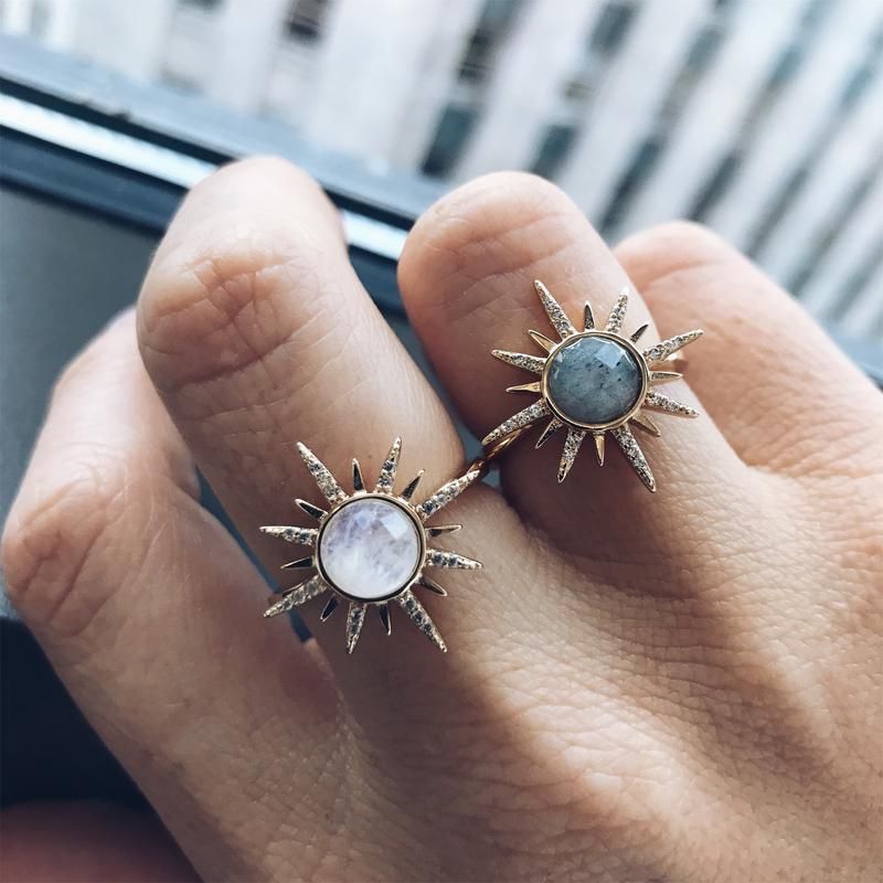 Retro Simple Sun Flower Ring Personality – Everyday Gifts — 1