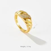 Versatile Design Geometric Irregular Spiral Ring – Gift Ideas — 4