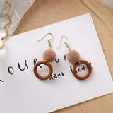 Women's Art Vintage Acrylic Plush Earrings – Gifts for Her — 7