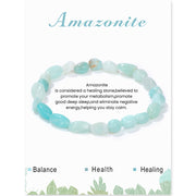 Natural Blue Gold Rough Stone Irregular Elastic – Jewelry Gift Ideas — 13