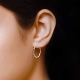 Simple Gold Women's Metal Alloy Earrings – Gifts for Her — 5