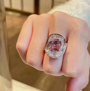 Fashion Micro-inlaid Zircon Ring Women – Stylish Gifts — 5
