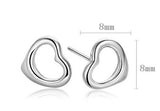 Fashion Version Hollow Heart Shape Stud Earrings – Stylish Gifts — 10