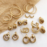 Fashion Gold Color Earrings For Women – Stylish Gifts — 19