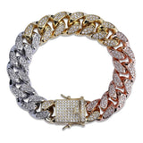 Men's Full Zircon Jewelry Buckle Cuban Chain – Jewelry Gift Ideas — 4