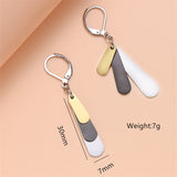 Stainless Steel Three-color Drop Earrings Women's – Stylish Gifts — 4