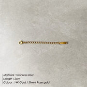 Stainless Steel Jewelry Accessories Extension – Stylish Gifts — 6