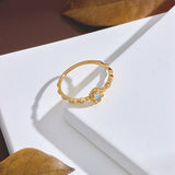 Spring Japanese Aquamarine Ring Girl – Gifts for Kids — 6