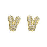 18K Brass Balloon Bubble Zircon Small Size Stud – Birthday Gifts — 11