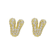 18K Brass Balloon Bubble Zircon Small Size Stud – Birthday Gifts — 11