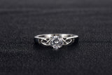 Simple Four-claw Diamond Two Sides Hollow Air Quality – Gifts for Her — 4