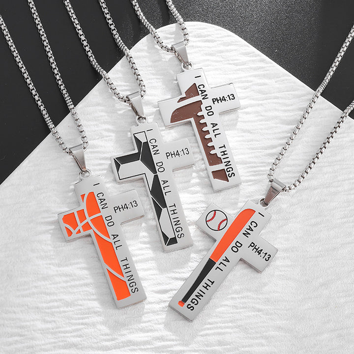 Men's Sports Style Stainless Steel Oil Dripping – Jewelry Gift Ideas — 1