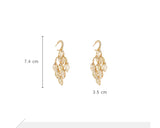 Personalized Zircon Earrings Net Red Cold Wind – Meaningful Gifts — 5