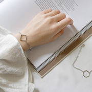 Geometric chain bracelet – Jewelry Gift Ideas — 4