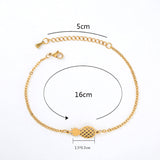 Stainless steel pineapple bracelet – Jewelry Gift Ideas — 4