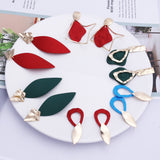 Irregular stitching geometric earrings – Unique Gift Ideas — 2