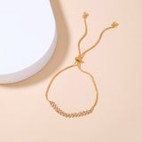 Brass Gold Plated Long Micropaved Zircon Pendant – Jewelry Gift Ideas — 7