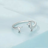 Cute Animal Plain Silver Ring – Stylish Gifts — 2