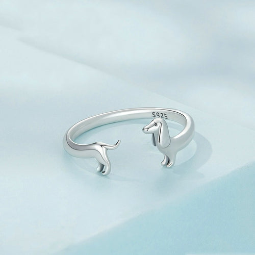 Cute Animal Plain Silver Ring – Stylish Gifts — 2