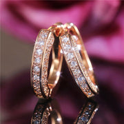 Fashion New Earrings Three-sided Full Diamond Earrings – Stylish Gifts — 6
