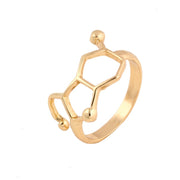Geometric molecular ring – Unique Gift Ideas — 5