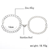 Magnetic Stainless Steel Heart Charm Couple – Jewelry Gift Ideas — 3
