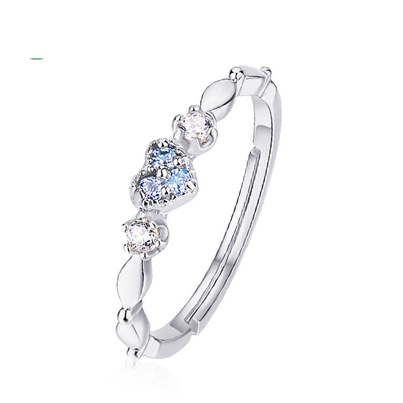 Fashion Original Natural Topaz Heart Ring – Stylish Gifts — 1