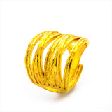 Alluvial Gold Line Ring Ornament Opening – Thoughtful Gifts — 4
