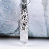 Tribal Totem Dragon Shape Natural Stone Pendant – Jewelry Gift Ideas — 1