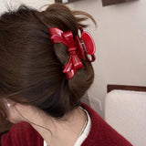 Year Red Acetate Bow Claw Clip – Special Occasion Gifts — 6