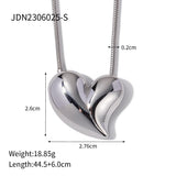 18K Gold Exaggerated Heart-shaped Necklace – Jewelry Gift Ideas — 6