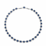 Retro Colorful Crystals Tennis Necklace For Men – Jewelry Gift Ideas — 5