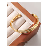 Curve Opening Adjustable Bracelet – Jewelry Gift Ideas — 7