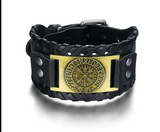 Beowulf Regalia Leather Buckle Arm Cuff With Metal – Everyday Gifts — 4