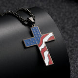 Flag Cross Necklace – Jewelry Gift Ideas — 18