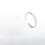 Black White Cat Sterling Silver Couple Ring – Gifts for Couples — 5