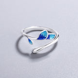 Women's Enamel Branch Literary Epoxy Ring – Gifts for Her — 5