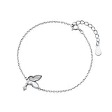 S925 Silver Butterfly Shell Bracelet Women – Jewelry Gift Ideas — 2